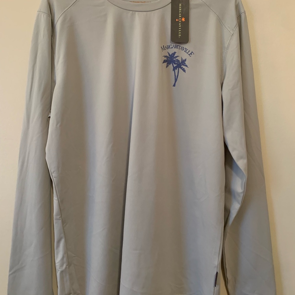Margaritaville Gray Long Sleeve Tee